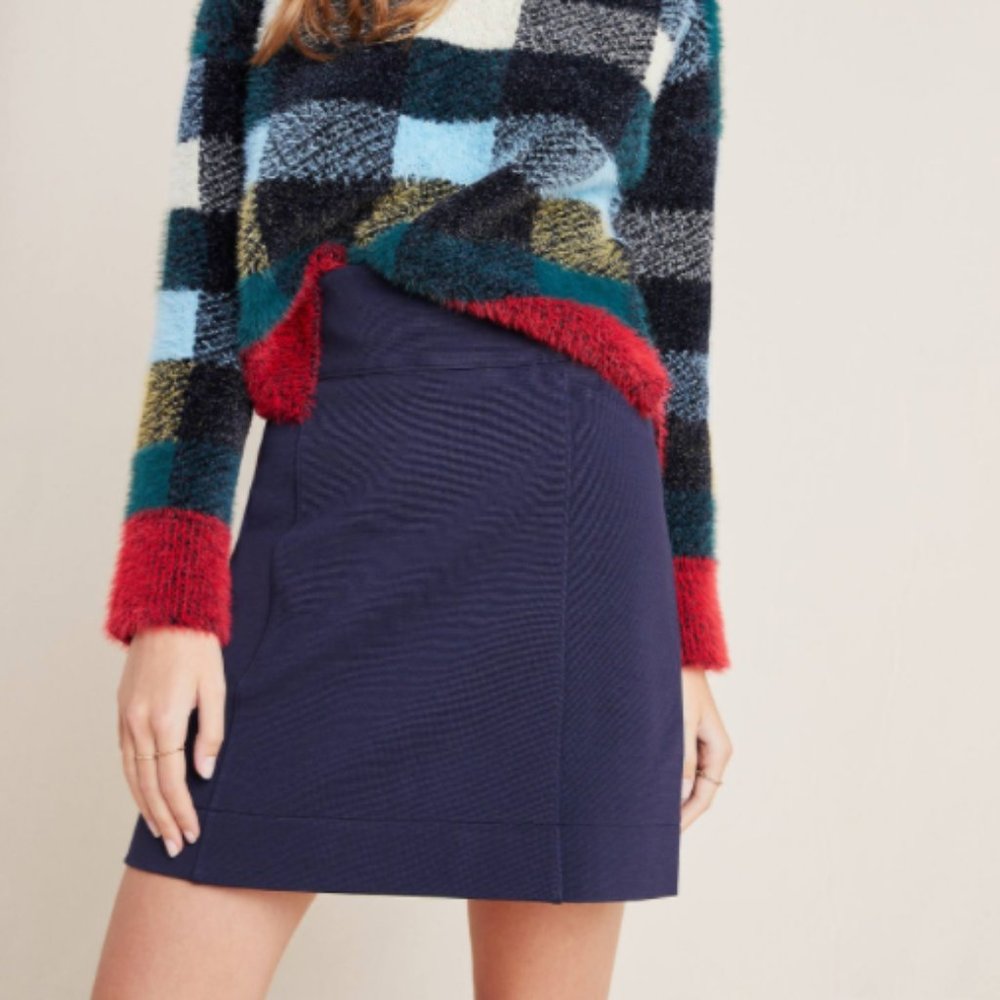 NWT Anthropologie Mackenzie Ponte Skirt Size L